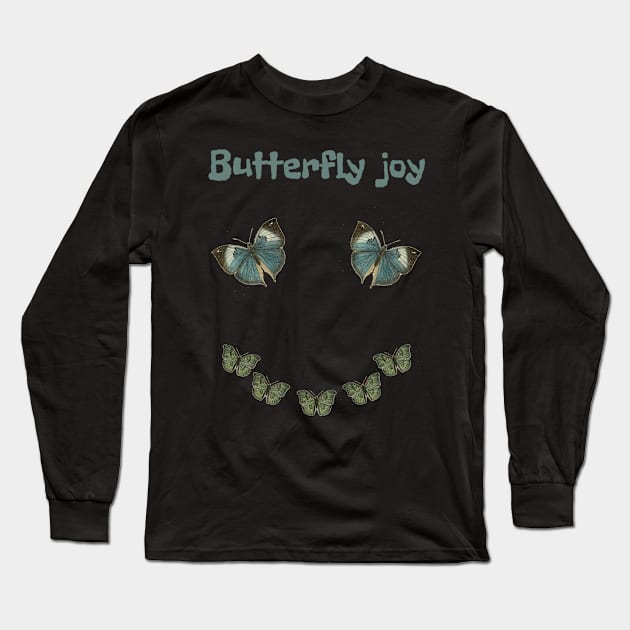 Butterfly joy Long Sleeve T-Shirt by ArtFromK